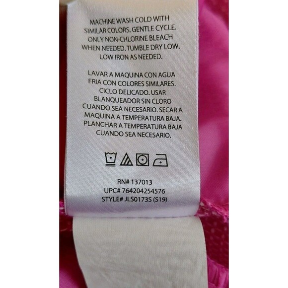 Isaac Mizrahi NY Size 10 Hot Pink w/White Polka Dot Shorts w/Pockets - Picture 8 of 8